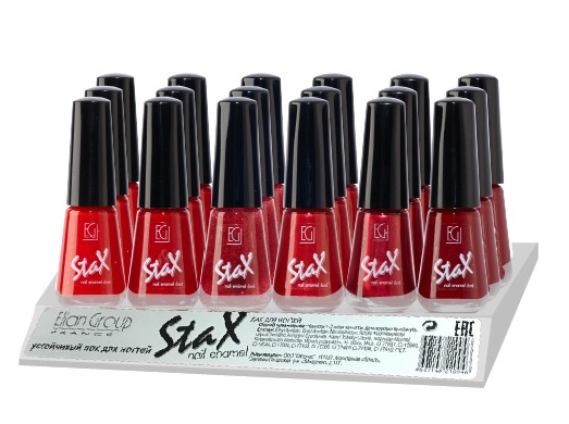 лак д/ногтей Stax in tray микс мини 6мл №15 6цв*3шт/Рос/18