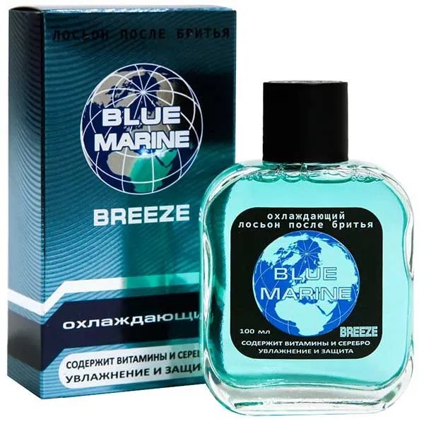 лосьон п/бритья BLUE MARINE BREEZE 100мл Охлаждающий/Фестива/24