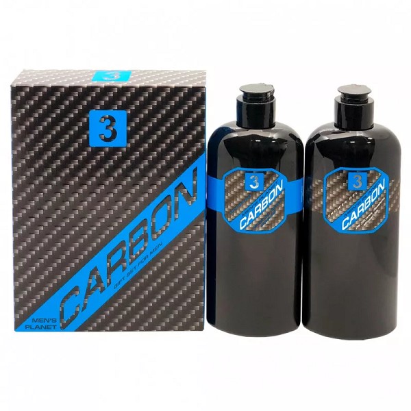п.набор муж. Men's Planet CARBON 3 (ш-нь 250мл + гель д/душа 250мл)/Фестива/12