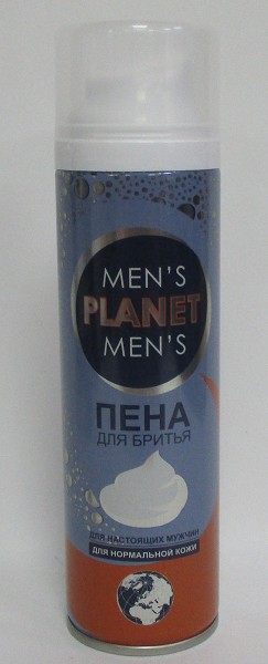 пена д/бритья MEN's Planet 200мл д/норм. кожи/Фестива/24