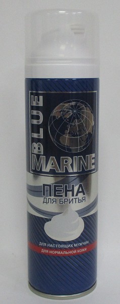 пена д/бритья Blue Marine 200мл д/норм. кожи/Фестива/24