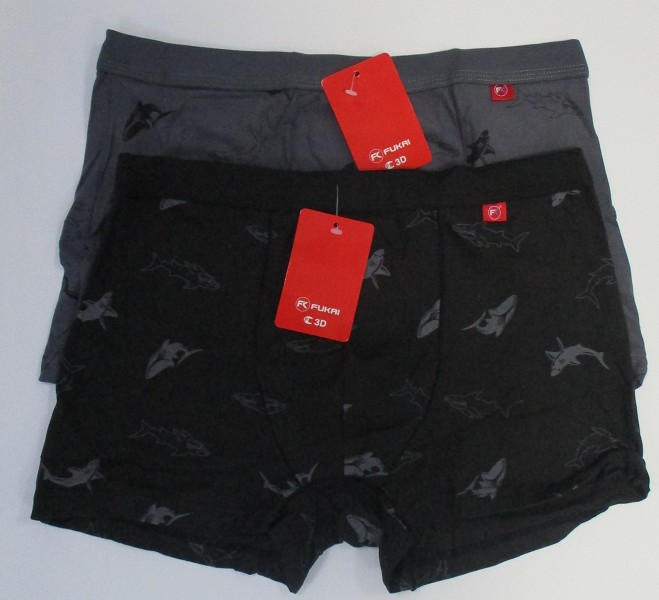 трусы муж. Fukai 1190 боксеры р.  XL (48) микс(70%хлопок,22%бамбук,8%спандекс)/Текс/2
