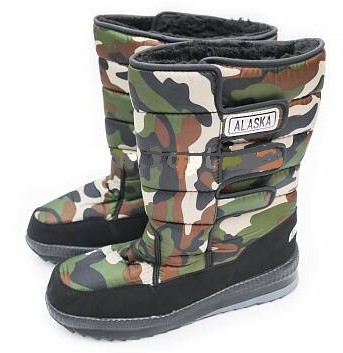 сапоги муж. ALASKA Камуфляж р.47/Гал