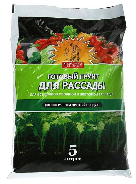 почвогрунт Сам себе агроном  5,0л для рассады/ССА/5