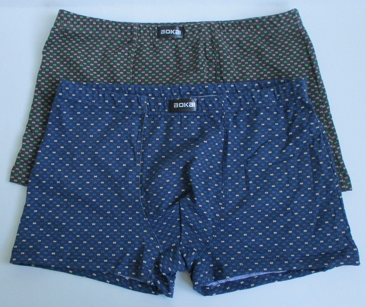 трусы муж. Bokai боксеры р.2XL(50) микс(95%хлопок,5%спандекс)/Текс