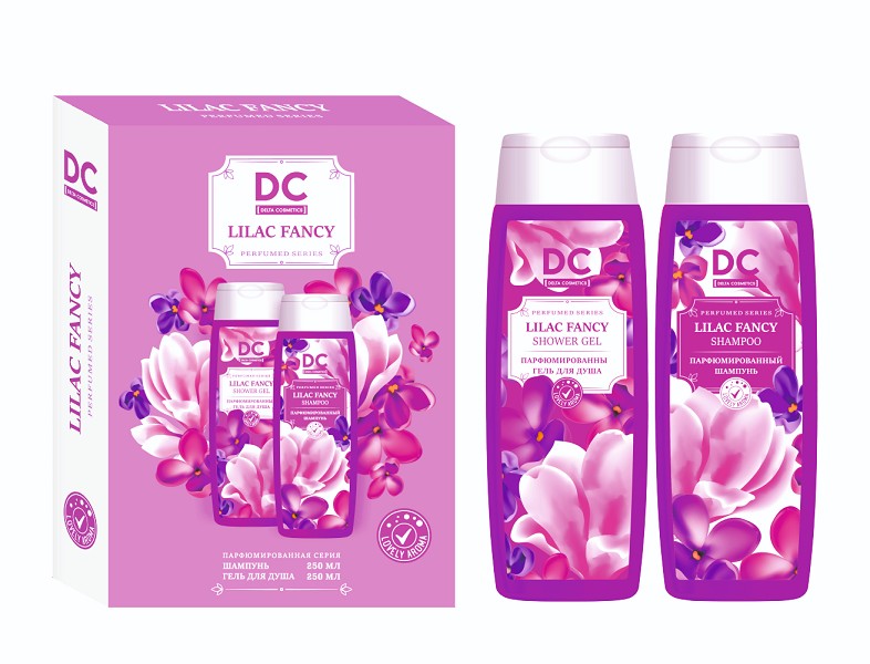 п.набор жен Lilac Fancy (гель д/душа 250мл+ш-нь 250мл)/Дельта/20