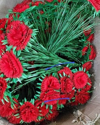 цветы иск. Бархат А-95 40см d-10см микс/ХозТР