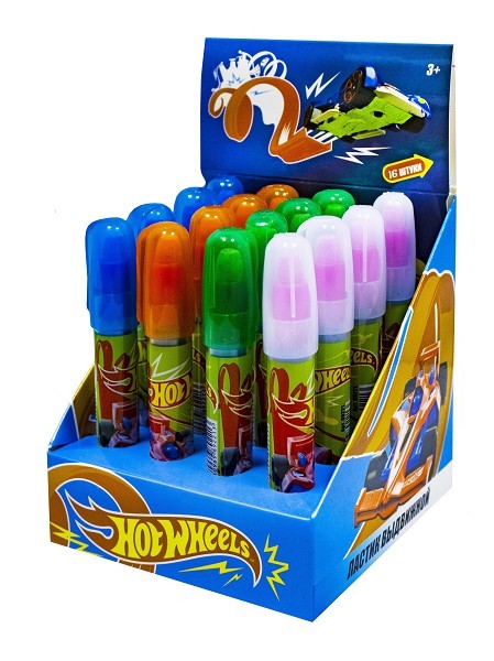 ластик канц. HOT WHEELS выдвижной, микс, синтетический каучук/Центрум/16