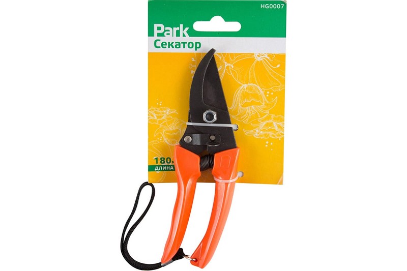 секатор садовый 18см Park HG0007/ХозТовар/36