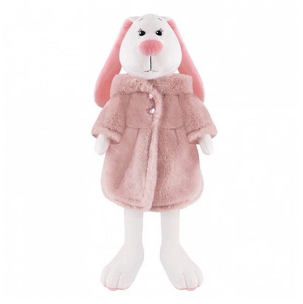 игрушка мяг 20см Крольчиха Анастасия в Шубке, Maxitoys Luxury/МакТ