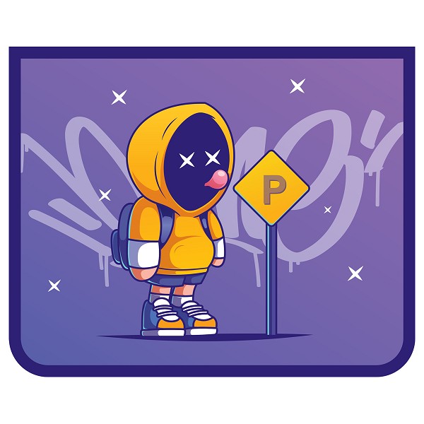 папка д/тетрадей А5 Street style, пластик, на молнии 240*190*40мм  ArtSpace 365795/Рел/12