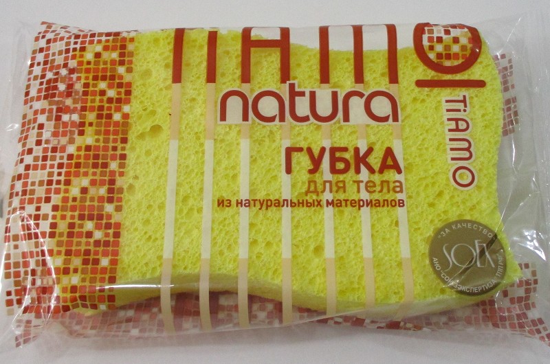 губка д/тела банная Tiamo Natura 