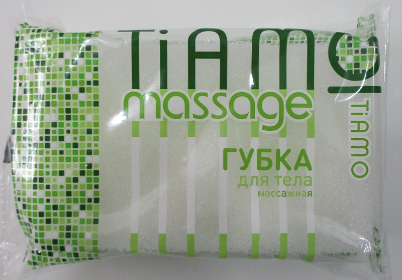 губка д/тела банная массаж.Tiamo 