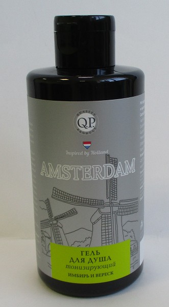 гель д/душа Q.P. Amsterdam муж. 320мл/Тим