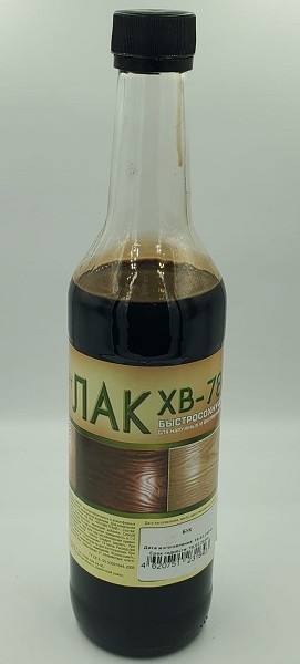 лак ХВ-784 по дереву Бук, бутылка 0,5л/Крр/12