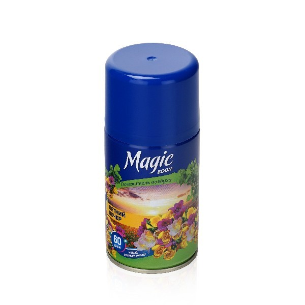 освежитель воздуха 250мл Magic Boom зап.блок Летний вечер/Дрог/12