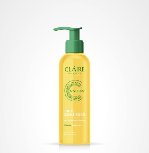 гель д/умывания CLAIRE C-VIT PRO Мягкий очищающий 195мл для всех типов кожи/Дилис/16