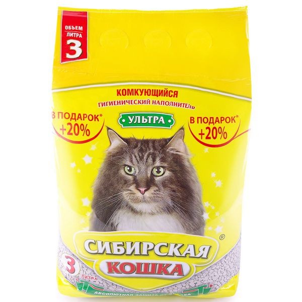 наполнитель д/кошач.туалета 3л 