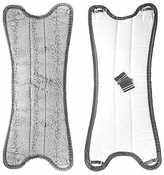 насадка д/швабры 35*13см Бабочка из микрофибры RW-156/Г-Трейд/500