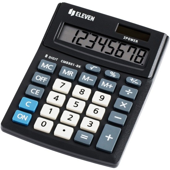 калькулятор 8 разр настольный Eleven 102*137*31мм черн. 339197/Рел