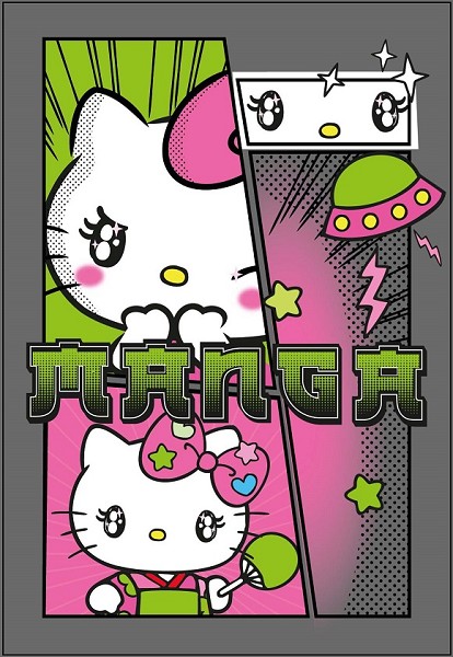 блокнот А6 60л на гребне Hello Kitti Manga/Центрум/5