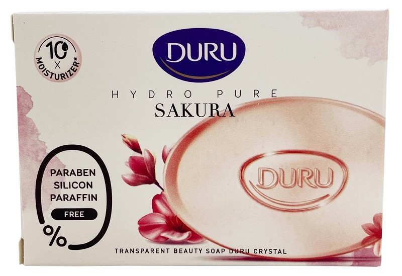 мыло туал. Дуру Crystal Hydro pure 106г Сакура/EVYAP/24