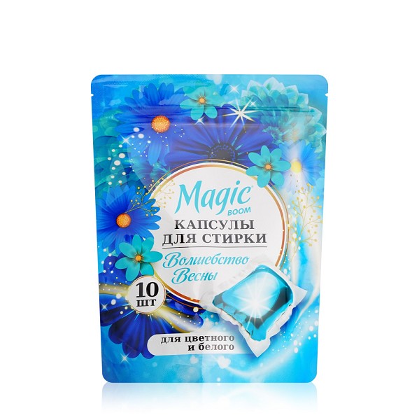 с/п Magic Boom 10шт*15гр Волшебство весны в растворим.капсулах пакет/Дрог/48