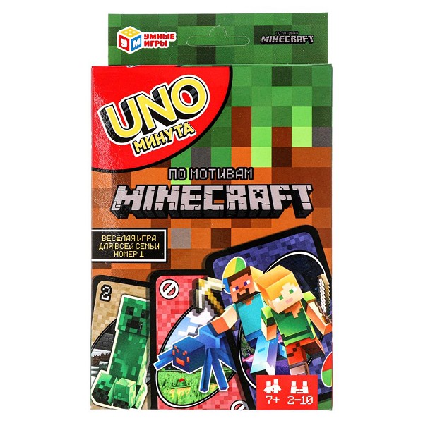 игра настольная карточная, по мотивам Minecraft 92*130*22мм/Смбт