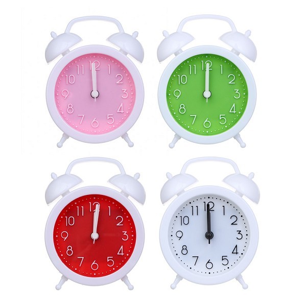 часы будильник LADECOR CHRONO 9,4x4,1x13,5 см, пластик, в асс./Г-Ц/8