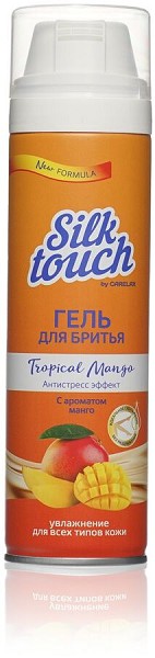 гель д/бритья Carelax Silk Touch 200мл женский Манго/Дрог