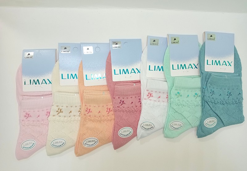 носки жен. LIMAX Рисунок р.36-40 сетка, укороч. микс (Хлопок 88% Эластин 9% Полиамид 3%)/Текс/12