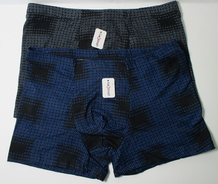 трусы муж. TiaDonat 1052 р.4XL (56) боксеры, рис. микс (70% хлопок22%бамбук8%спанд) /Текс