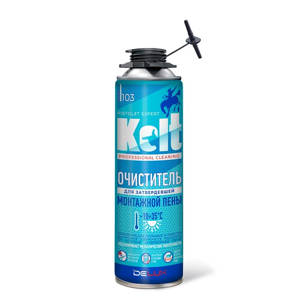 очиститель монтаж пены затвердевшей KOLT 420гр/DLux/12