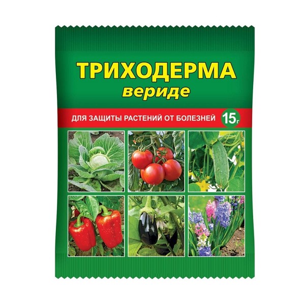 инс вред Триходерма вериде от болезней растений 15гр(в защищ.грунте,теплице)/ВД/200