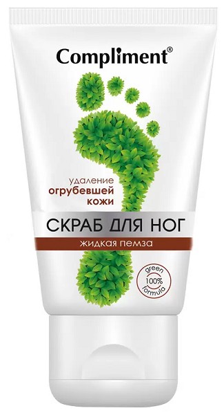скраб д/ног Compliment 150мл Жидкая пемза/Тим/24