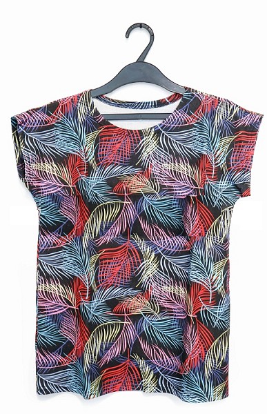 футболка жен. Fashion Пальма р.58 (хлопок 100%)/Текс