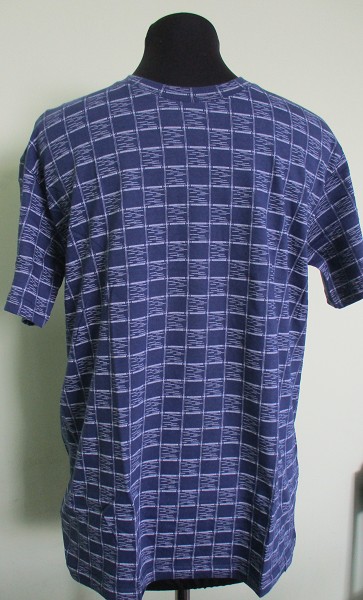 футболка муж. Rich-X Клетка р.2XL(54-56) синий (100%хлопок) /Текс