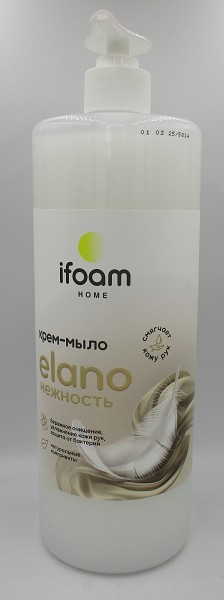 мыло жидк крем ELANO 1000мл нежность дозатор/IFM/15