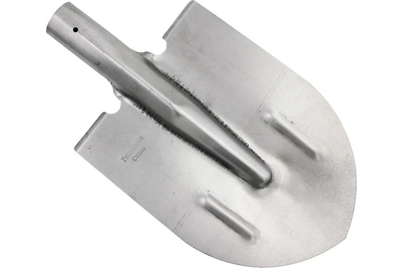 лопата ЛКО штыковая рельсовая сталь, с ребрами жесткости, эконом 21,5*39,4см /3-ON/20