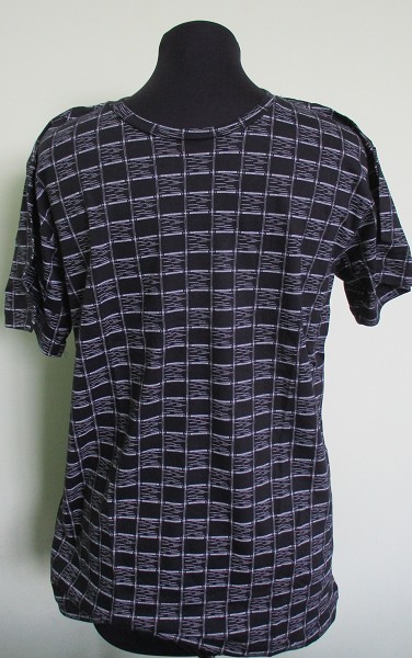 футболка муж. Rich-X Клетка р.2XL(54-56) черный (100%хлопок) /Текс