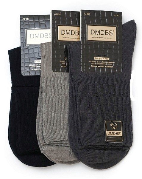 носки муж. DMDBS Premium р.41-47 микс (хлопок 85% полиамид 10% лайкра 5%) лето/Текс/10
