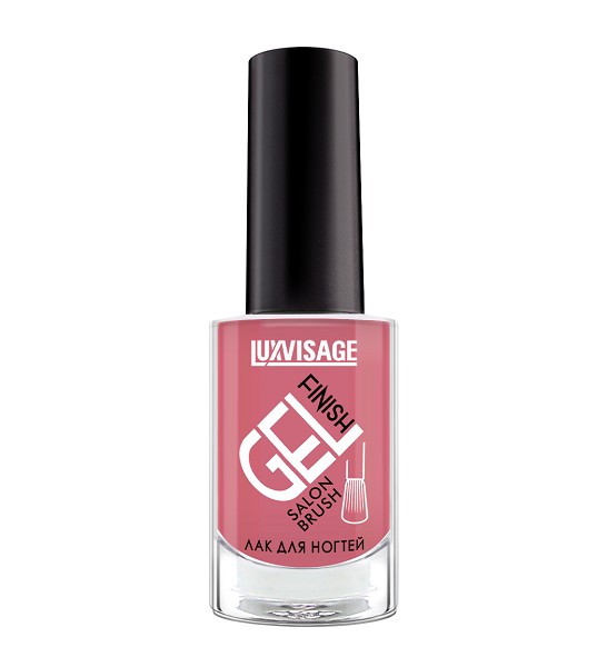 лак д/ногтей LV GEL finish 9г тон 14 розовый клевер/ЛюксВизаж/6