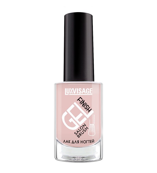 лак д/ногтей LV GEL finish 9г тон 32 кремово-розовый/ЛюксВизаж/6