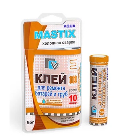 холодная сварка "MASTIX" 55гр д/батарей и труб МС-0114/СБ/24