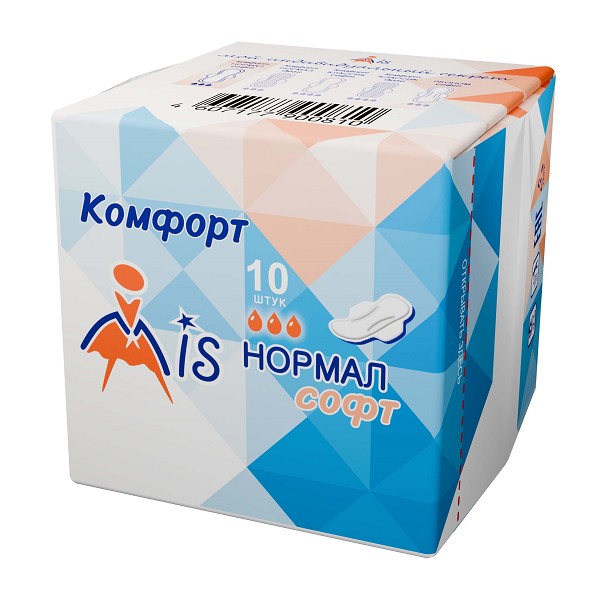 прокладки Мис КОМФОРТ нормал софт(3кап) в инд.упак.10шт/Технолайн/35