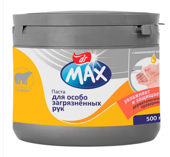 ч/с Паста д/рук Dr.MAX  500мл с вазелиновым маслом/Tz/16