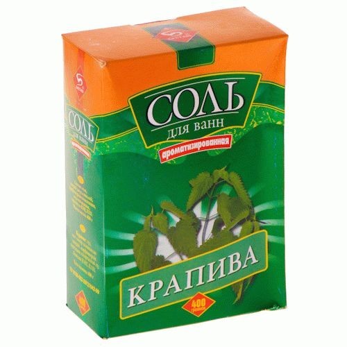 соль д/ванны 400г Крапива к/к/Бахташ/32