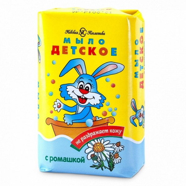 мыло туал. Детское 90г ромашка /НК/72x6