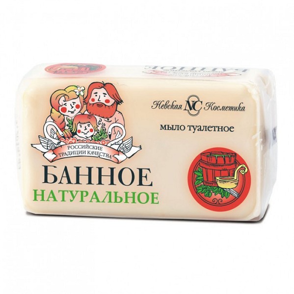 мыло туал. Банное 140г.нов./НК/48x4
