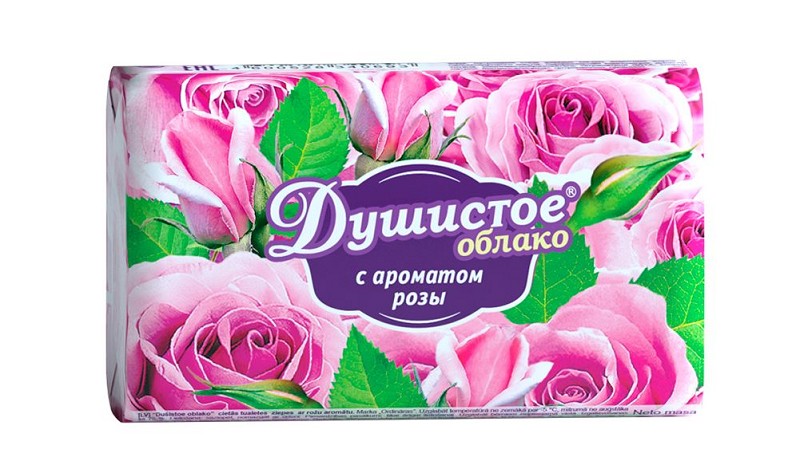мыло туал. Душистое Облако 90г Роза/ННовг/63